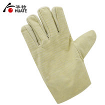 10 pairs of 3740 double-layer thickened canvas gloves for work breathable wear-resistant non-slip construction site machinery handling protection