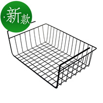 Kitchen under-cabinet storage rack storage hanging rack cling film storage layer rack compartment hanging basket organizer rack free 0