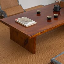 Economical pure solid wood tatami kang table for home balcony living room pine wood sitting low table simple bay window small coffee table