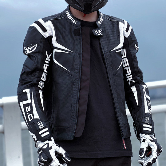 Traje de carreras de piel de vacuno importado anticaída BERIK para todas las estaciones.