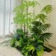 Simulated Green Plant Landscaping Combination Set Shopping Mall Indoor Bionic Fake Plant under Stairs Landscape Fake Tree Decorative Ornaments