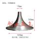 Stainless Steel Bell-Shaped Spiral Flange Reducer, Large and Small Diameter, in Stock with Free Shipping, Furniture Leg Bell Base, Dining Table Base