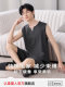 Catman Men's Pajamas Summer Cotton Pure 2026 New Thin Vest Sleeveless Shorts Summer Size Large Size Homewear Set