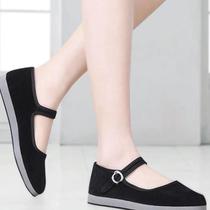 New Jiaozhou shoes folk dance shoes practice shoes ethnic black dance cloth shoes Tibetan Northeastern Yangko shoes womens shoes
