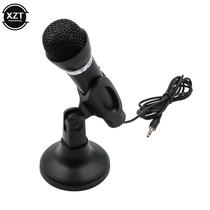 Microphone 5mm Home Stereo MIC Desktop Stand for PC YouTube
