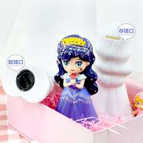 Painted plaster doll painted white embryo children diy hand work enamel ceramic pendulum piggy bank toy