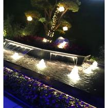 Stainless steel waterfall outlet mouth waterfall water curtain wall flow tank man-made landscape courtyard garden fish pond rockery landscape