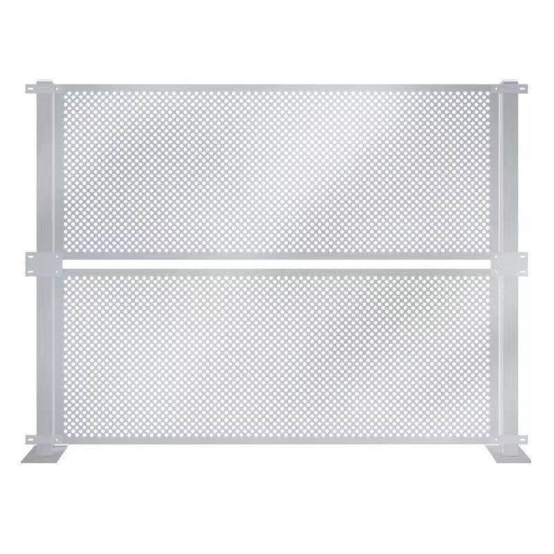 Perforated Fence Construction Site Safety Isolation Fence Mesh Panel Breathable Construction Temporary Fence Guangdong Prefabricated