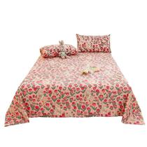 Xinjiang cotton pure cotton bed sheet single piece 100 single and double student dormitory childrens quilt pillowcase three-piece set summer