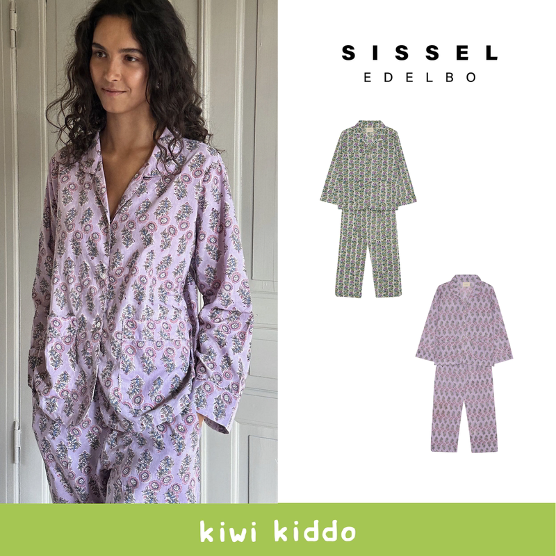 Sissel Edelbo·Ss26·Vintage Floral Organic Cotton Long-Sleeved Pajama Set