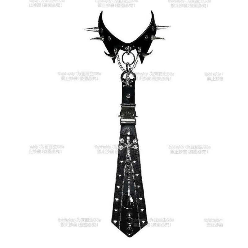 "Rock Sniper" Original Handmade Subculture Cool Dark Punk Heavy-Duty Tie