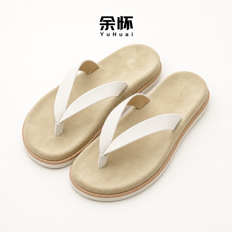 High-End Version! Yuhuai Bc Series Old Money Style Outfit, First-Layer Cow Suede Flip-Flops High-End Version! Yuhuai Bc Series Old Money Style Outfit, First-Layer Cow Suede Flip-Flops