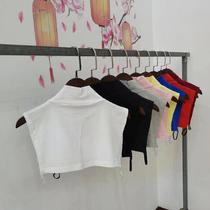 Y878 spring summer autumn and spring childrens fake collar high collar round neck pure cotton boys and girls pullover collar fake collar scarf
