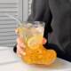 Funny beer mug boots glass cup rain shoes ins style internet celebrity creative transparent juice drink cold drink cup