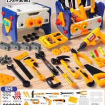 Cross-border childrens toolbox simulation repair assembly and disassembly tools electric screwdriver play house toy boy