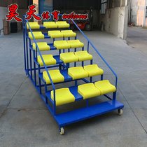Track and field supplies 18-seat stand timing stand referee stand 18-seat telescopic finish referee stand recording stand chorus stand