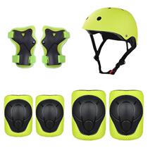 Cool riding matching helmet roller skating scooter protective gear full set of childrens balance bike boy and girl bicycle knee pads anti-fall