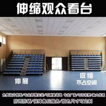 Electric manual seats indoor and outdoor school stadium activities fixed ladder hollow blow molding stadium telescopic bleachers