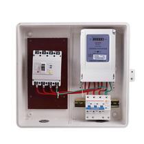 Outdoor rainproof and fireproof glass A fiberglass three-phase four CQI meter center line 1 controlled door energy meter 00 metering distribution box