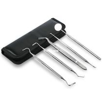 5pcs Teeth Scraper Waxing Carving Kit Dental Lab Tools Equip