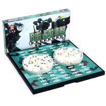 Plastic student childrens toys military flag interactive chess and land intelligence nostalgic military chess game board game fun table