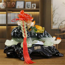 Heshengtang Pixiu Ornaments Office Front Desk Ornaments Home Living Room Entrance Ornaments Store Opening Gift