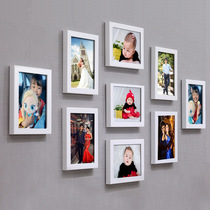 Photo wall high-end living room decoration wall hanging ins photo studio photo frame wall room layout photo washing bedroom