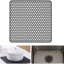 Silicone sink mat kitchen hollow mat drain board dishwashing sink anti-slip mat multi-functional heat insulation mat thickened dish mat