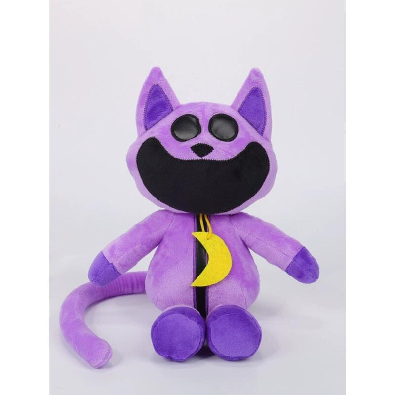 Sleepy Cat Plush Toy Official Replica Poppy's Playtime Smiling Animal Plush Moon Cat Doll