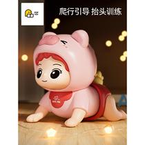 Baby toys 0 to 1 years old learn to crawl guide newborn toddlers to train to learn to look up baby puzzle early education 6 months old 3