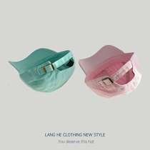 Trendy~Japanese and Korean spring and summer all-match laminated letters mens and womens childrens baseball caps sun protection duck tongue hat