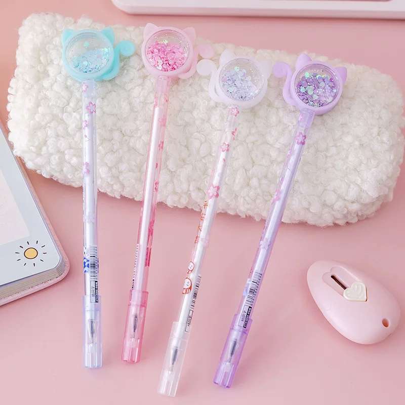 1 шт РЕЗНЫЕ МУЛЬТИКОЛОР Cat Glitter Рецепт милый гель PE