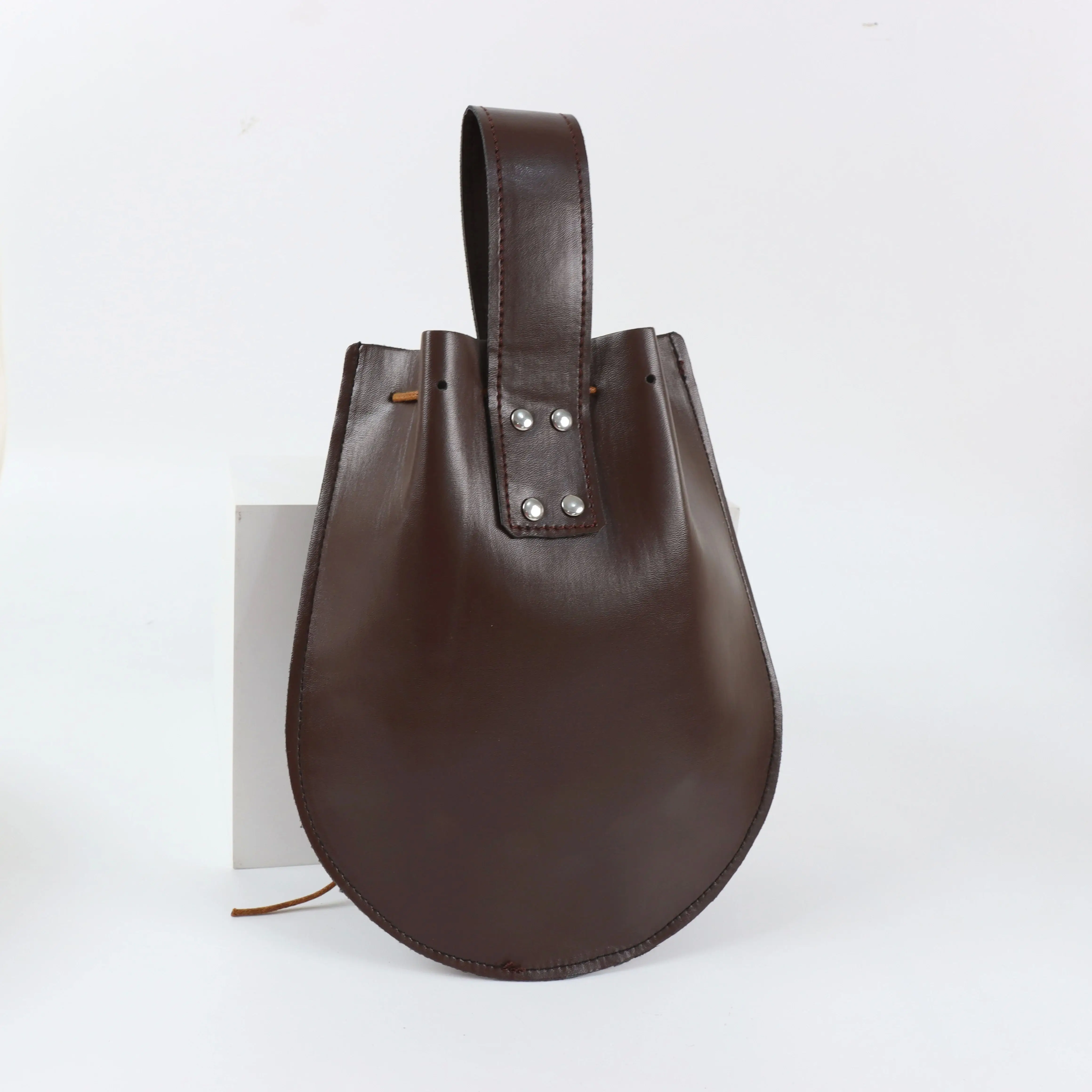 [Medieval Leather Belt Bag Storage Bag Knight Pouch Halloween]
