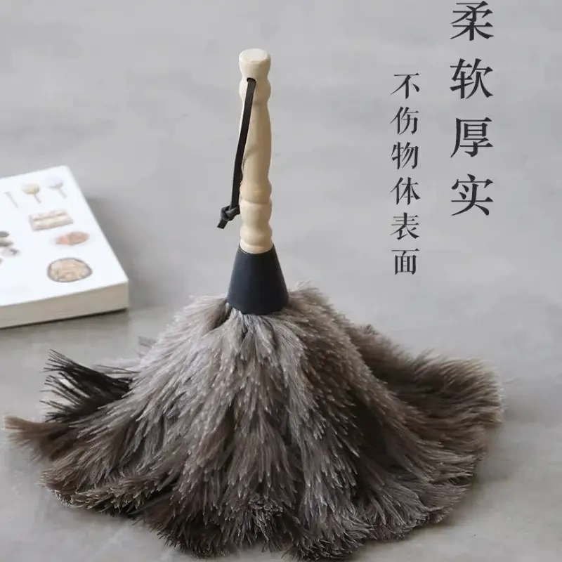 Feather Duster, Ostrich Feather Does Not Shed Hair, Household Car Use, Thickeneded Encrypted Sweep, Housework Cleaning, Electrostatic Adsorption Dust Duster