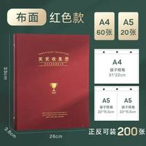 Collection booklet baby membership card training gift to comrades equity various income and expenditure travel list King Gold Large Conference