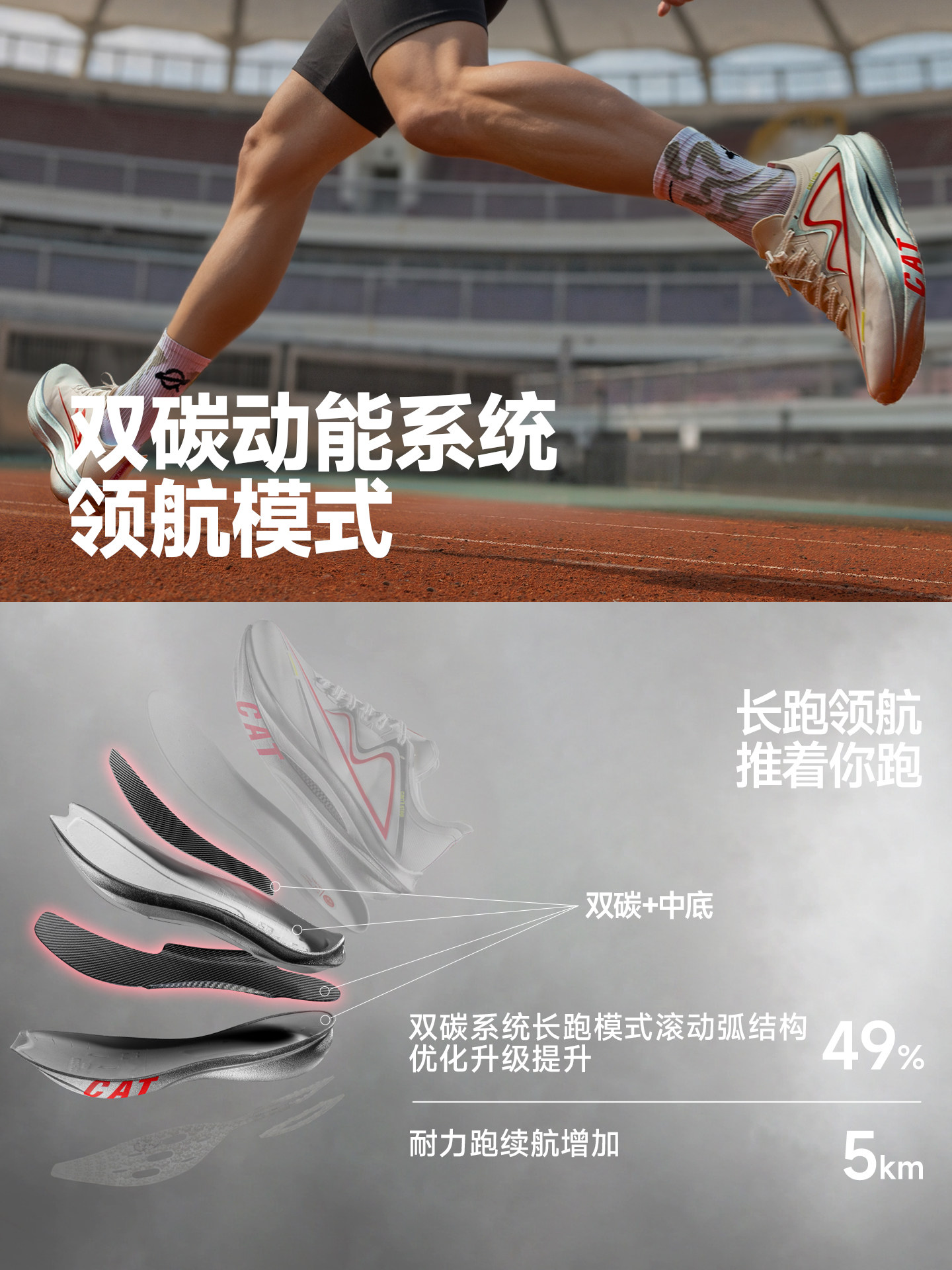 Sonic Cat Addict Running Shoes Official official store Double Carbon Plate Running Shoes Super Top Carbon Running Shoes Marathon Sports Shoes