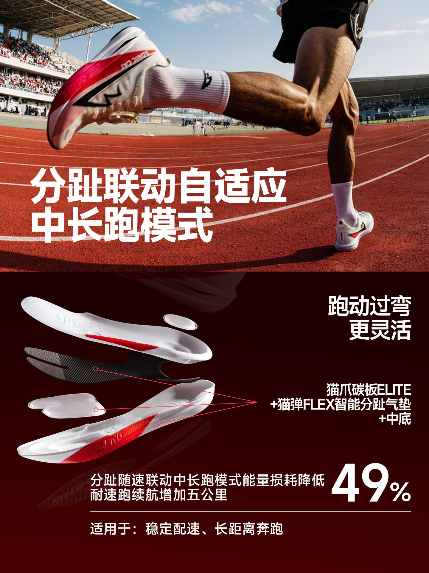 Sonic Cat Awakening 2.0 Carbon Plate Air Cushion Running Shoes Official Flagship Store Physical Exam Training Running Shoes Men's and Women's Sports Shoes