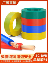 Pure copper single-core multi-strand wire home decoration soft cord 1 1 5 2 5 square meters sun protection and anti-freeze power cord