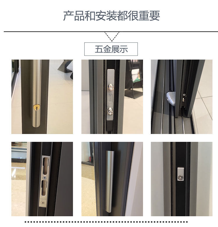 Балконные двери 成都封阳台重型拉门铝合金客厅庭院断桥隔断移动折叠门窗定制
