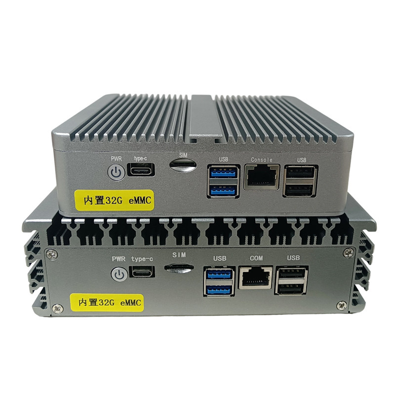 Feisuxun's Brand New 4-Port 2.5g Wireless Soft Router N100/N150 Enterprise-Grade Industrial Control Router Wifi6 Intelligent Temperature Control Fan with Built-In Emmc