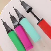 %New mini tool carrying hand-push manual pump balloon wedding short push-pull hands-on party outfit