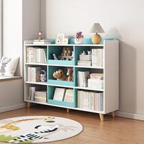 Bookshelf rack floor-standing student free combination simple reading rack toy storage wall-in-one home bookcase