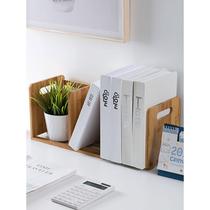 Office desktop bookshelf storage rack simple desk multi-layer telescopic shelf home desk small bookcase