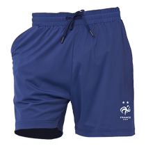 Produit officiel de léquipe de France) Nouveau short à séchage rapide pour les fans de football décontracté tendance et polyvalent