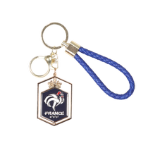 France national team official product) Metal rotating team crest keychain pendant football fans peripheral Mbappe