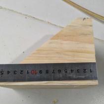 Brake triangle wooden door stopper slope auxiliary triangle wooden pad parking stopper triangle wooden wedge solid