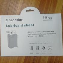12pack shredder sharpening and lubricant sheets