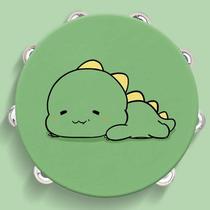 Tambourine teacher uses childrens kindergarten baby empty rattle professional percussion dance hand-cranked performance instrument tambourine