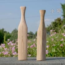 Stick with solid solid wood hammer double hook laundry hammer hard solid wood flat plate laundry stick mallet stick hammer