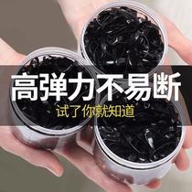 Rubber band womens hair tie thickened hair band disposable high elastic and durable black rubber ring small head rope for adults